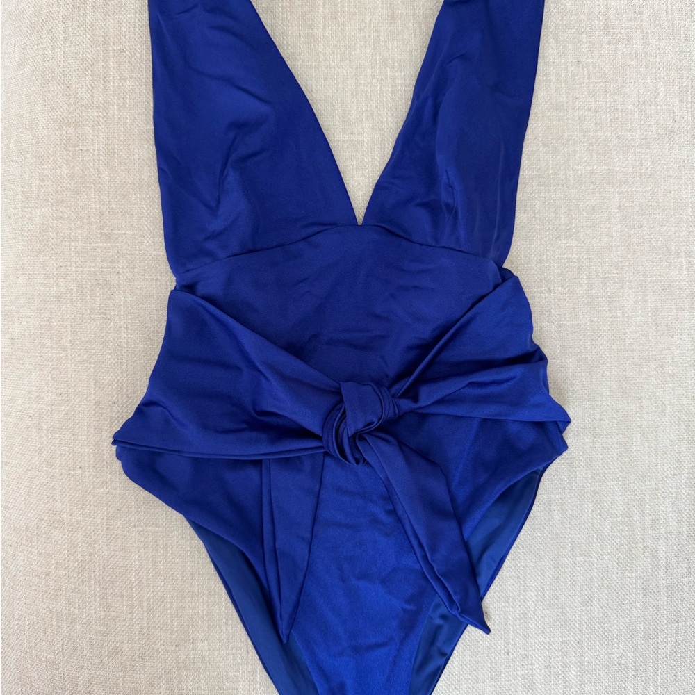 Agua Bendita Royal Blue One Piece Swimsuit